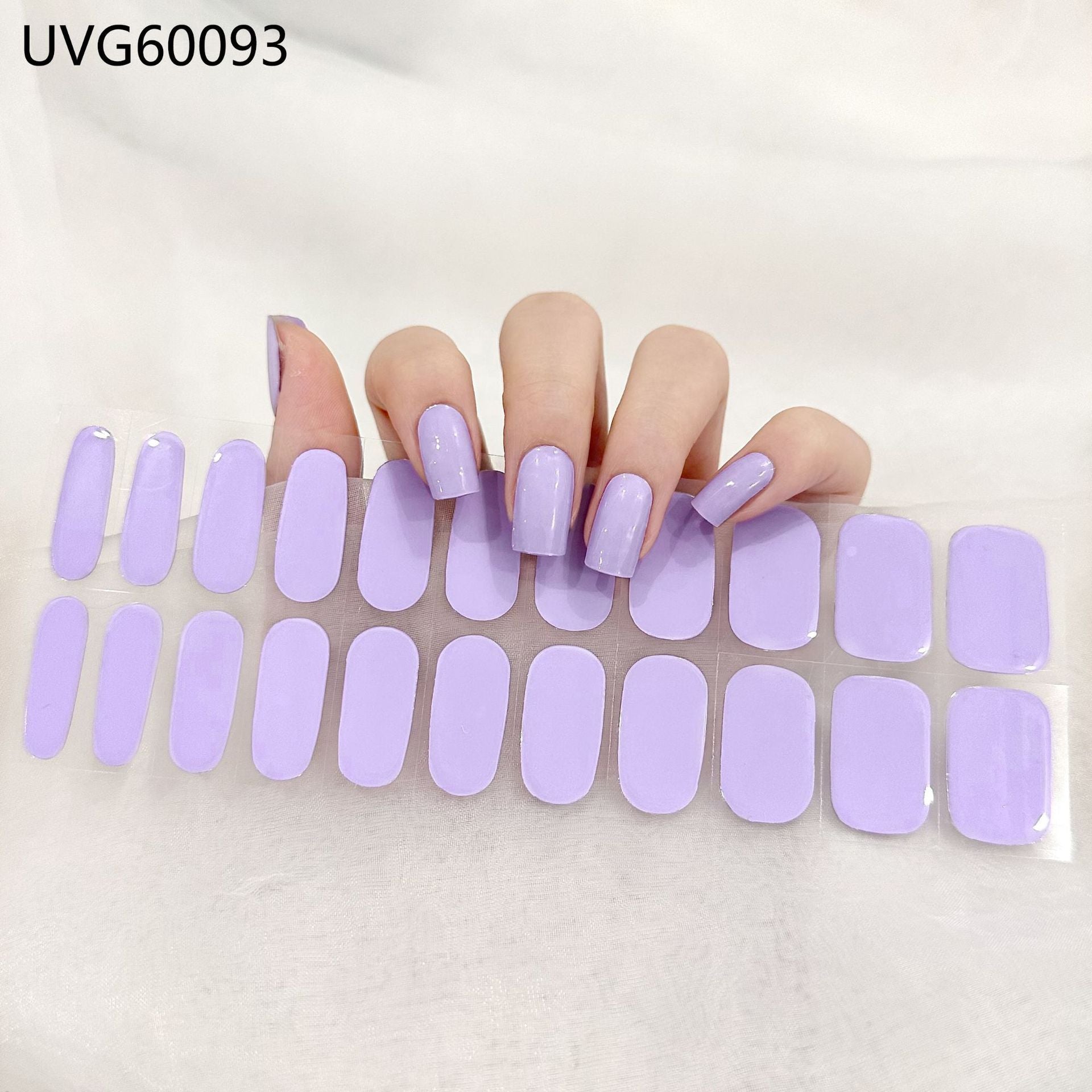Semi-Cured UV Gel Nail Stickers
