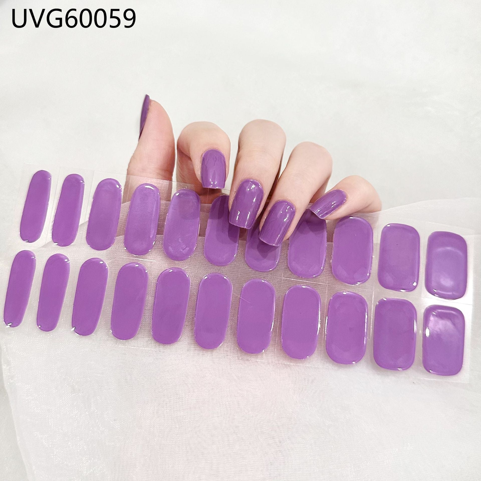 Semi-Cured UV Gel Nail Stickers