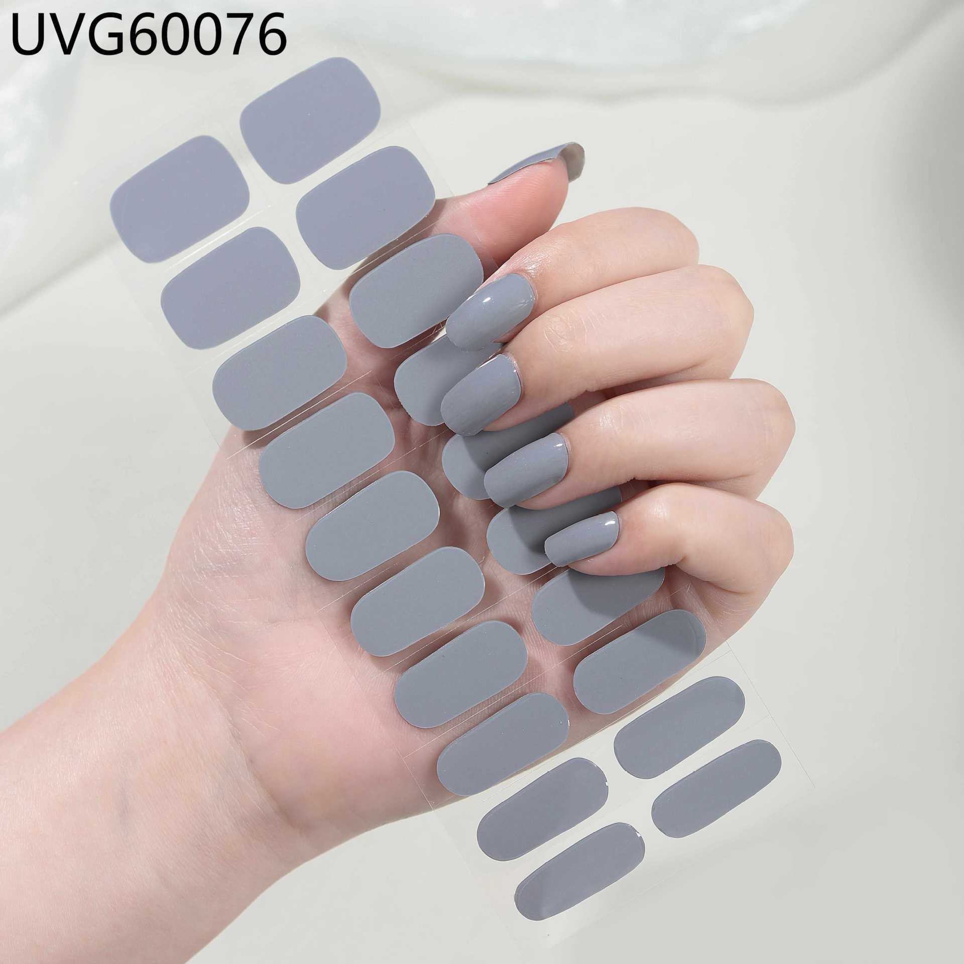 Semi-Cured UV Gel Nail Stickers