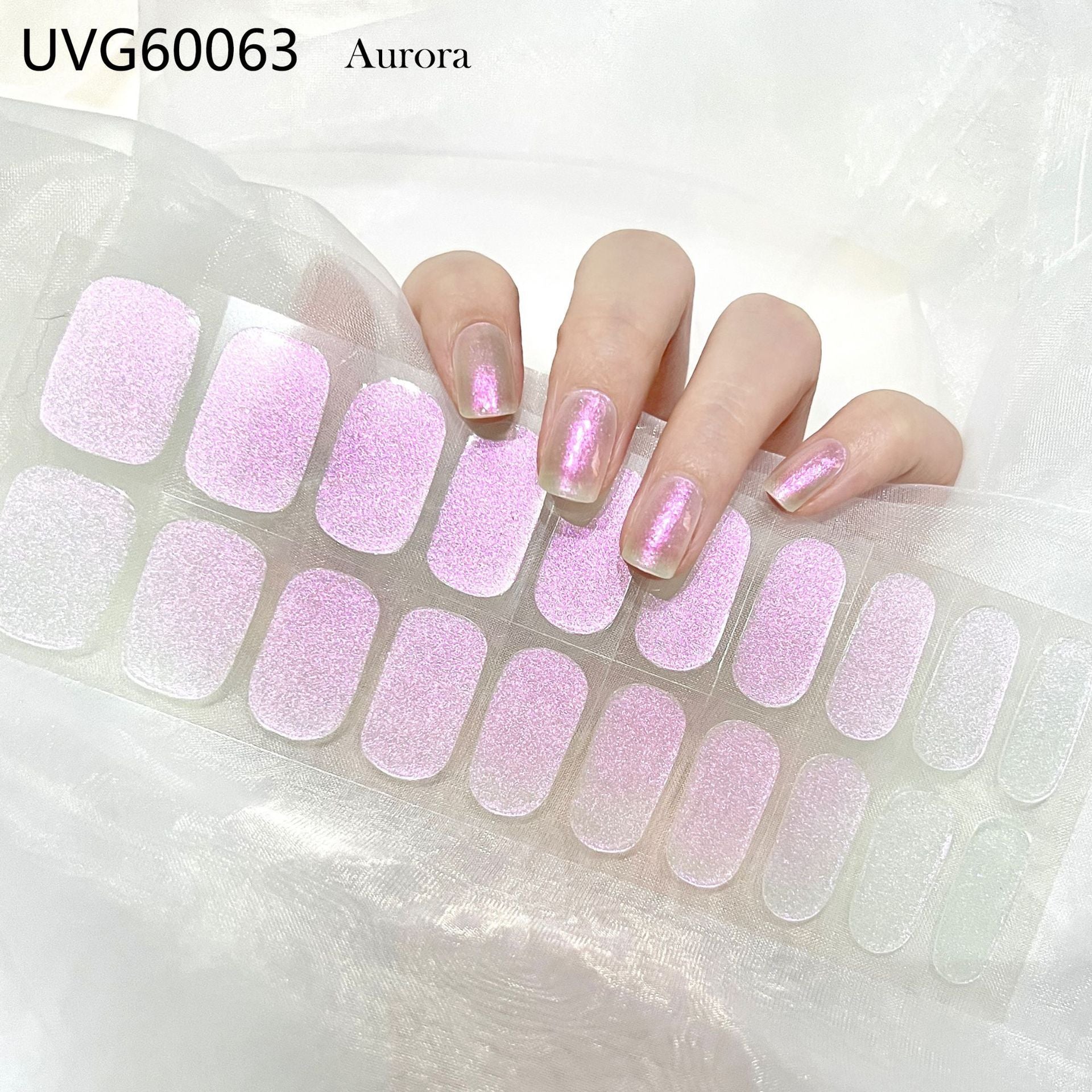 Semi-Cured UV Gel Nail Stickers