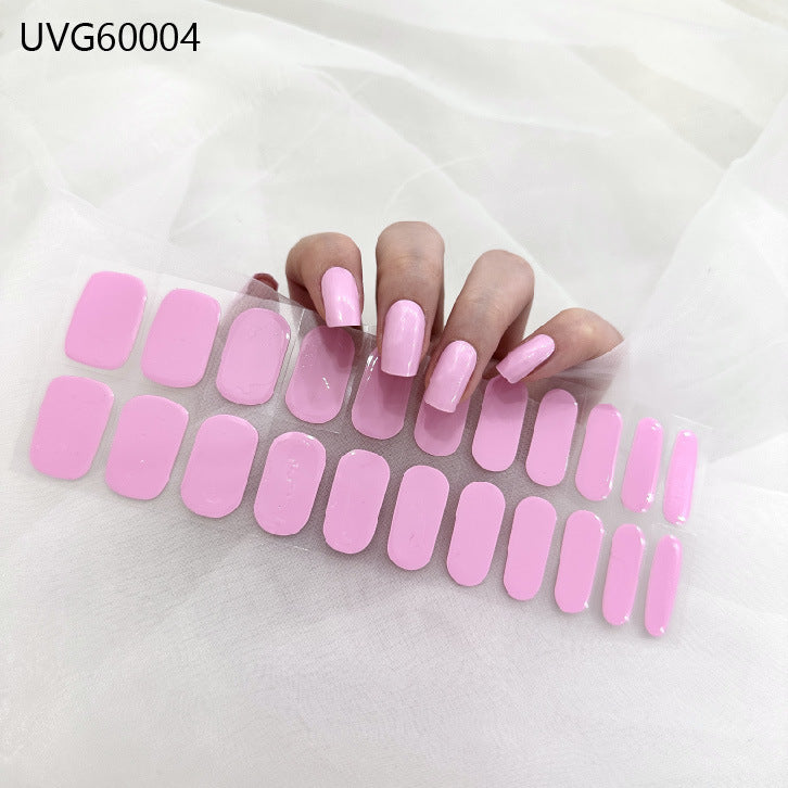 Semi-Cured UV Gel Nail Stickers