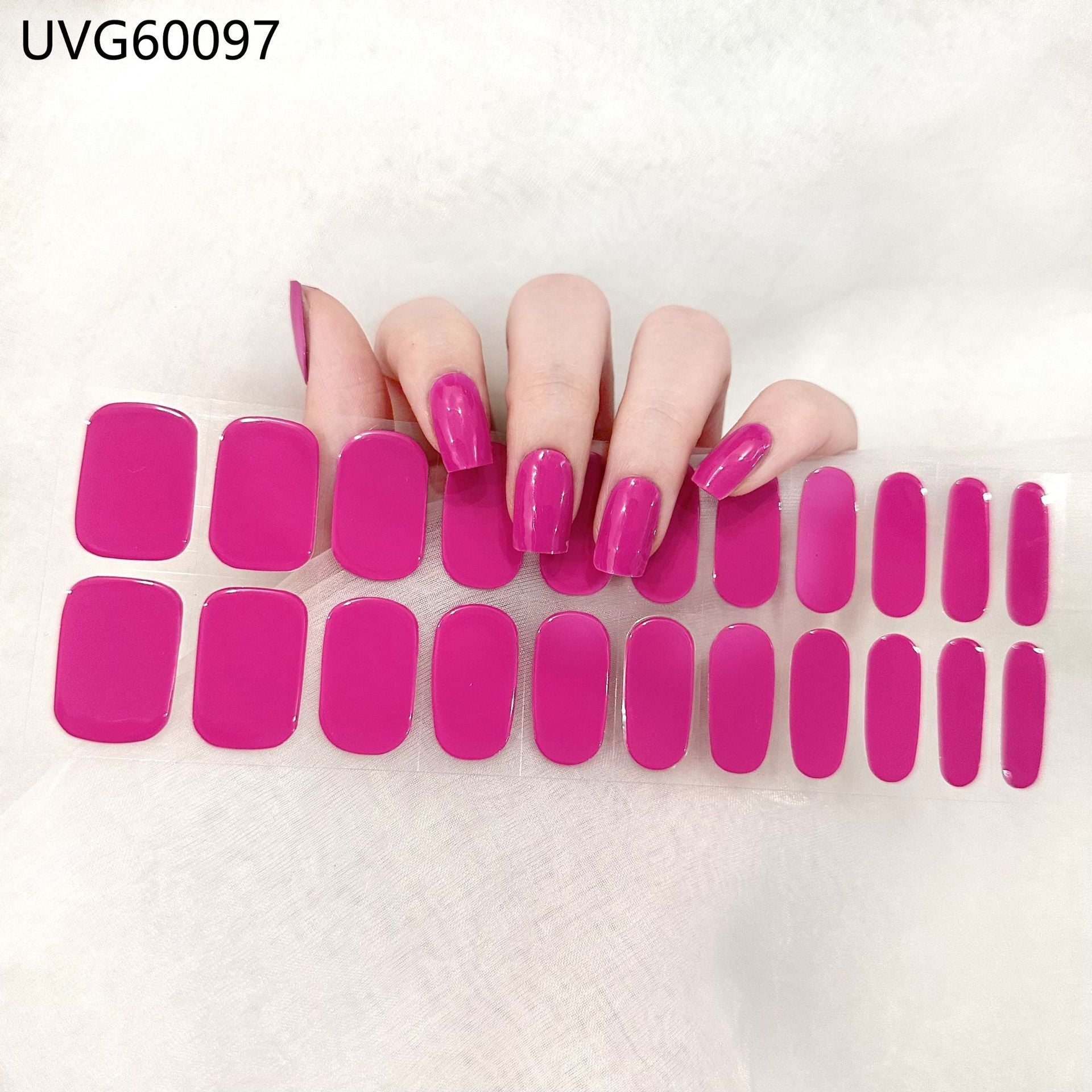Semi-Cured UV Gel Nail Stickers