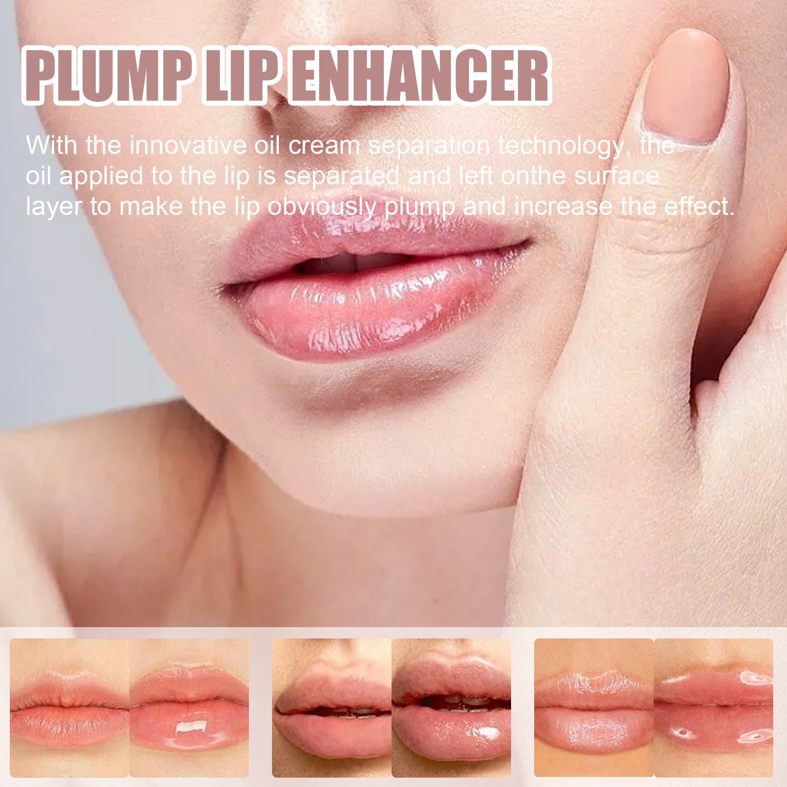 Plumping liquid lip balm
