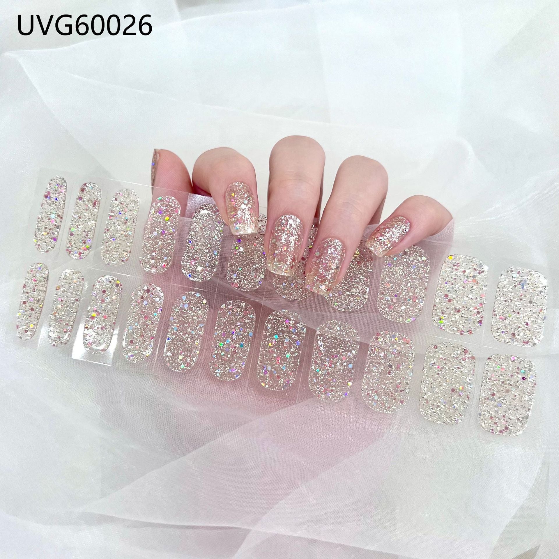Semi-Cured UV Gel Nail Stickers